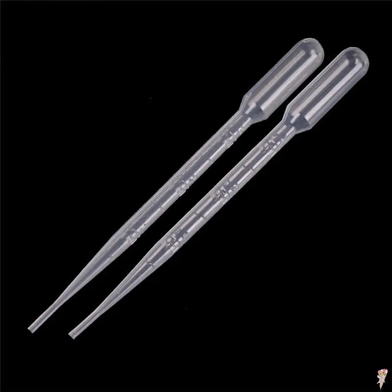 10/20PCS pipette di trasferimento 3ml pipette trasparenti in plastica monouso sicuro contagocce trasferimento pipette graduate forniture di laboratorio