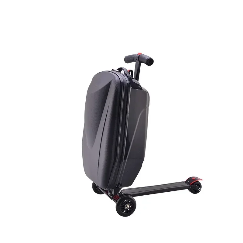 Nova preguiçosa skate trole mala de viagem carry on rooling bagagem scooter mala conveniente multi-função bagagem de viagem