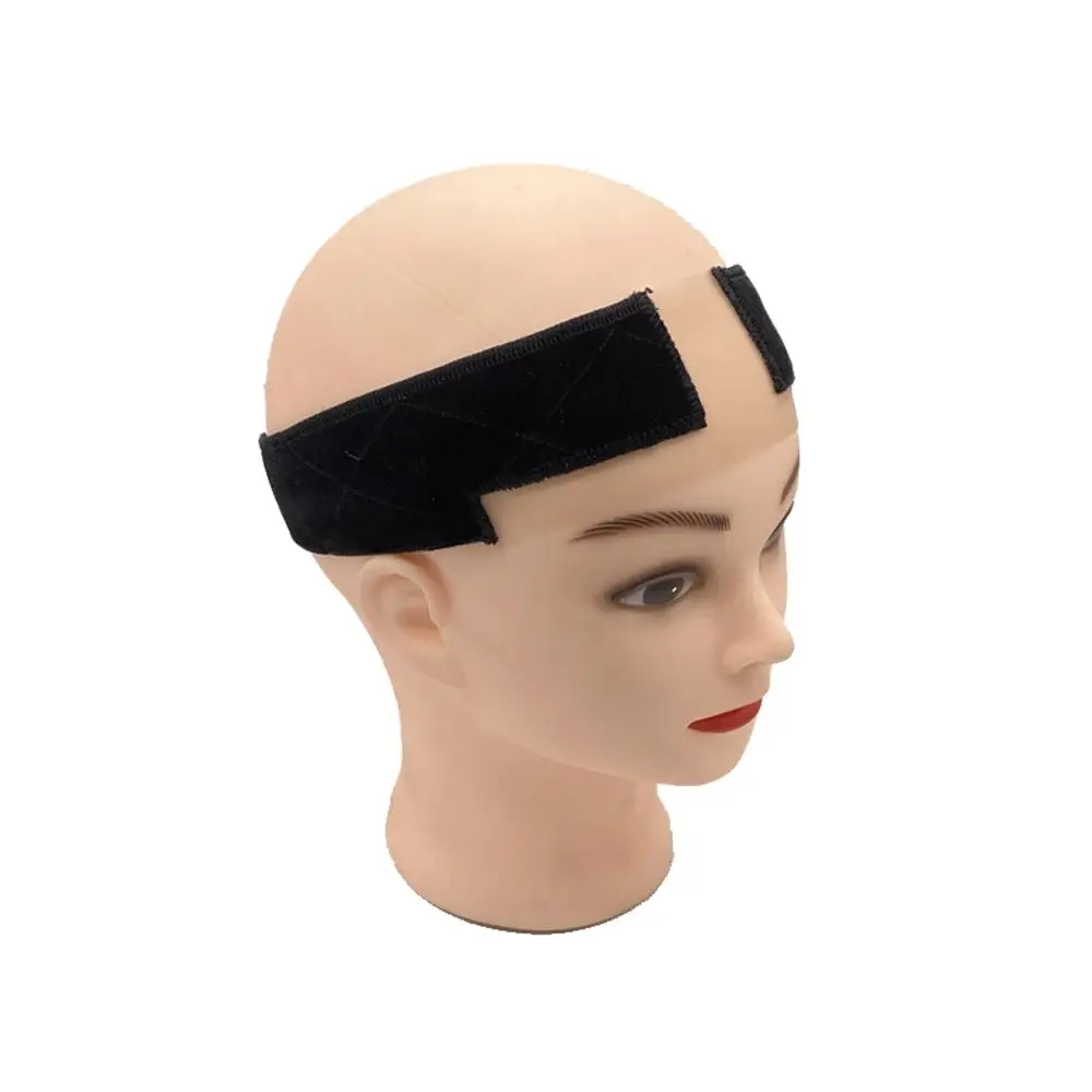 Non-SLIP Soft กํามะหยี่ลูกไม้วิกผม Grip วิกผมผู้หญิง Grips แถบคาดศีรษะผู้หญิงกํามะหยี่วิกผมอุปกรณ์เสริม Grip ผ้าพันคอผ้าพันคอปรับ