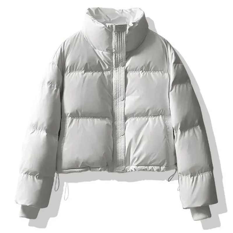 Parkas de inverno grosso pão coat2025new descartável couro do plutônio para baixo algodão-acolchoado jaqueta feminina curto quente algodão acolchoado casaco feminino