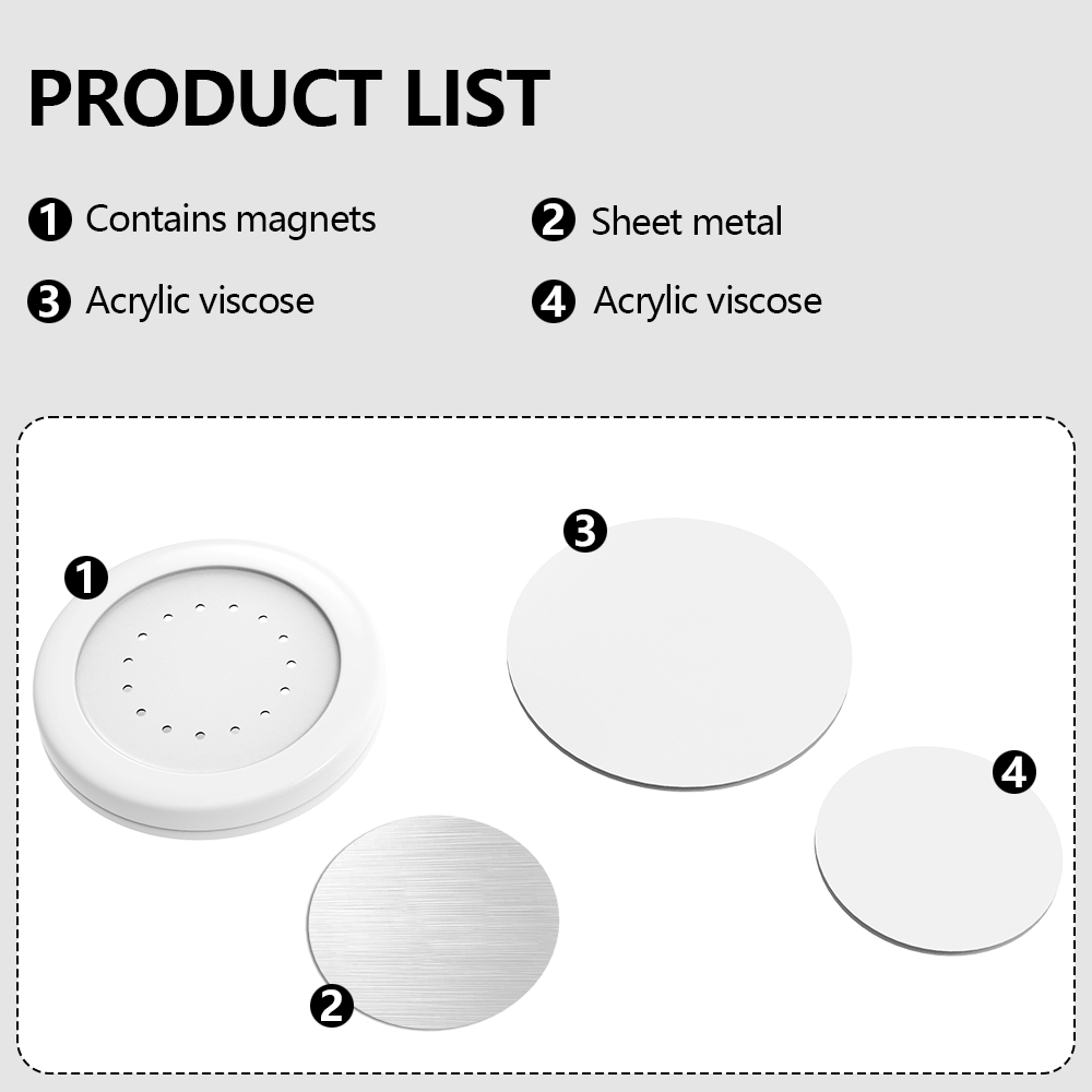 Magnetic Hooks Wall Mount Strong Magnet Remote Control Invisible Holder Fridge Sticker Home Organizer Hook No Punching Required