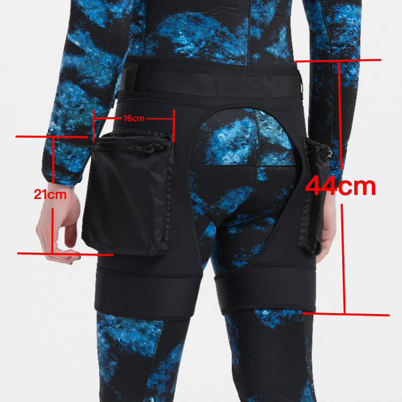 Спортивный костюм для дайвинга, из неопрена, черного цвета