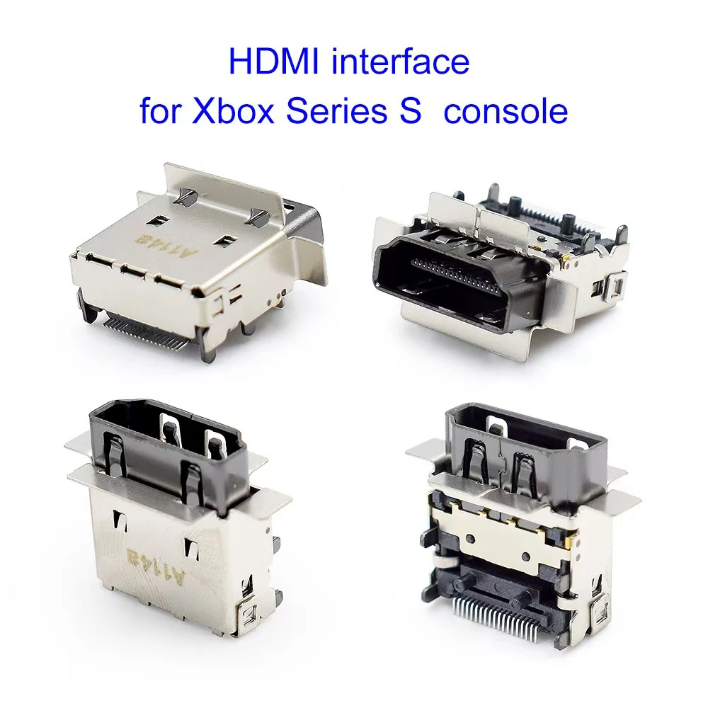 1 Uds Original para XBOX Series S X HDMI puerto compatible interfaz conector de repuesto para XBOX ONE Slim X