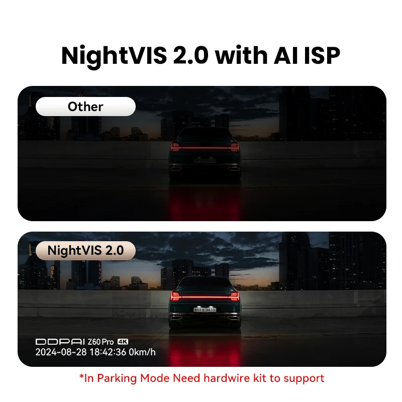2025 Новая видеорегистратор DDPAI Z60 Pro 4K, передняя автомобильная GPS-камера для датчика SONY, Wi-Fi ADAS, видеорегистратор ночного видения видеорегистратор авто