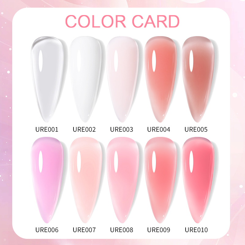 UR SUGAR 7 ミリリットルエクステンションジェルホワイトピンクヌード半永久アクリルエクステンションネイルアートハイブリッドワニス UV Led ハードジェルネイルポリッシュ