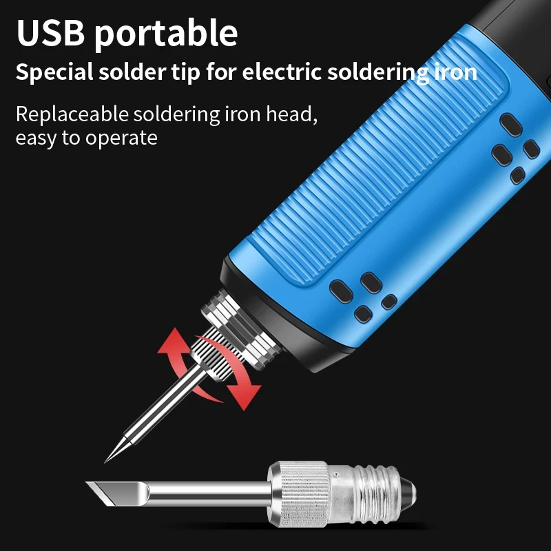Schweißen Löten Tipps USB Lötkolben Kopf Ersatz Gewinde Löten Spitze Passend für E10 Schnittstelle Lötkolben