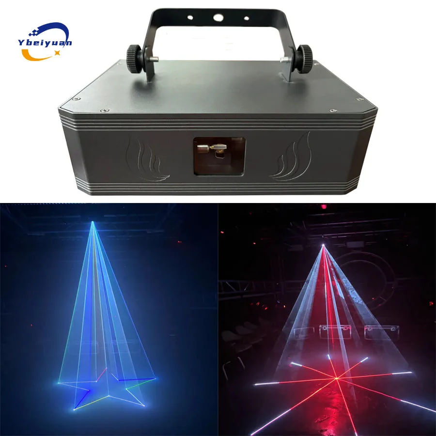 Z funkcją aplikacji Bluetooth 1W 2W 3W Projektor animacji 3D RGB pełnokolorowy efekt sceniczny DJ disco bar klub wesele impreza światło