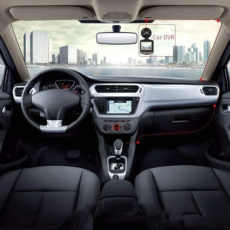 1080P 車 DVR ダッシュカム車用カメラ HD ビデオレコーダー車両 Dvr ナイトビジョンモニター駐車車両カメラ