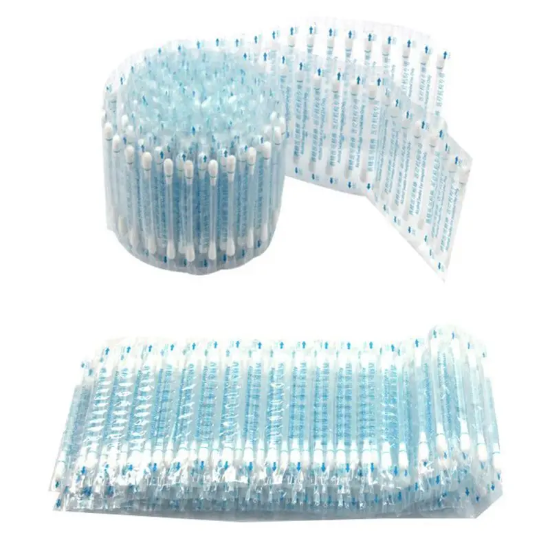 เคล็ดลับ แอลกอฮอล์ที่ห่อเป็นรายบุคคล Swabs ไม้กวาดปฐมพยาบาลสำหรับรอยช้ำที่หู