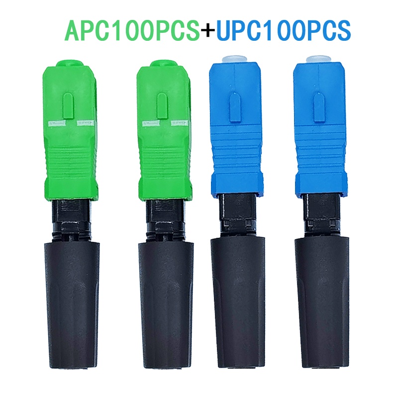 Fiber Optic Fast Connector FTTH SC APC Single Mode Fiber Optic Adapter SC UPC FTTH SC Fiber Connector Field Assembly