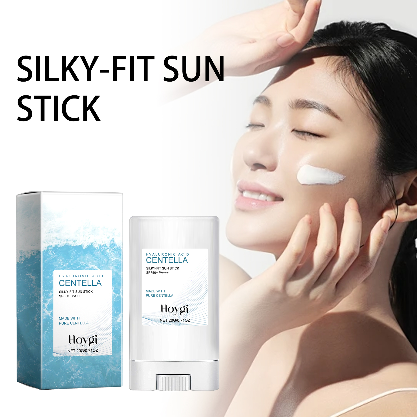 Hyaluronzuur Zonnebrandcrème Anti Zon Solar UV Bescherming Milde Moisturizer Voedende Hydraterende Reparatie Outdoor Spf46 Sunblock Stick