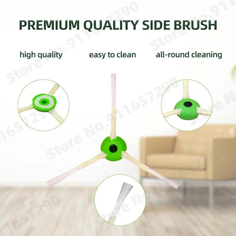 Bên Chính Bàn Chải Bộ Lọc Hepa Túi Bụi Cho IRobot Roomba I3 I4 I6 I7 I8 J7 E5 E6 E7 Dự Phòng phần Robot Hút Bụi Phụ Kiện