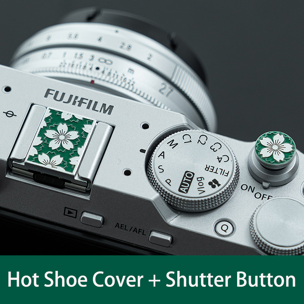 Металлический чехол для горячего башмака Sakura, кнопка спуска затвора, защитный колпачок для Canon Nikon Sony Leica Pentax Panasonic, аксессуары для камеры