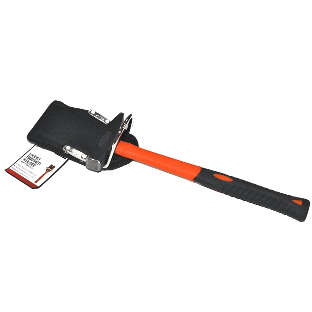Portable Oxford Cloth Quality Stainless Steels Hammer Holder with Hardware Hand Tool Hammer Hanger Holder Storage for Tool Belt