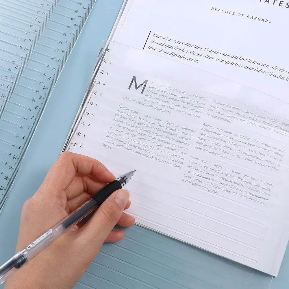 Scribing Free Examination Lines Markings Ruler Writing Stencil Ruler Straight Line Stencil Ruler Calligraphy Template
