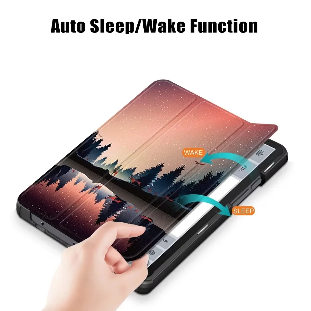 Etui na tablet Samsung Galaxy Tab A9 2023 8,7 cala, magnetyczne, trójskładane etui ze skóry PU do tabletu Galaxy Tab A9 SM-X110 X115