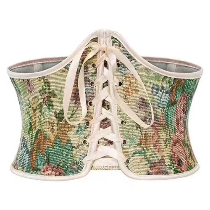 เซ็กซี่เข็มขัดรัดตัวสําหรับผู้หญิง Body Shaper Girdle แฟชั่นเอวเทรนเนอร์ Shapewear Fajas Lolita Cummerbunds สุภาพสตรี Shaping เสื้อผ้า