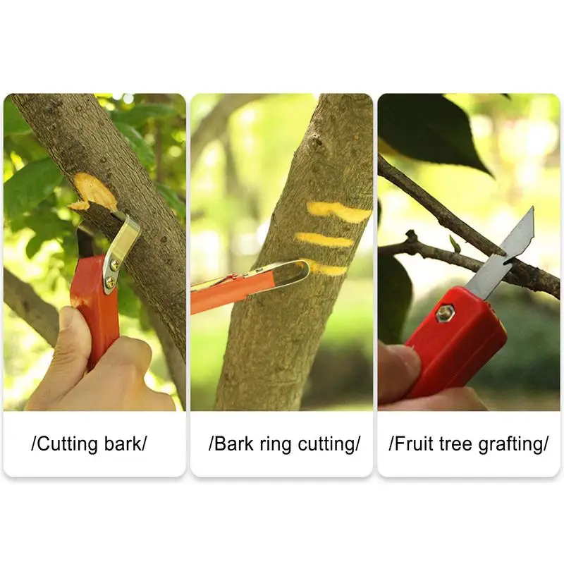 Multipurpose Scraping Bark Special Knife Graft Budding Fruit Tool Prun Bark Blade Cutter Seedling Florist Cut Nursery Tree Plant