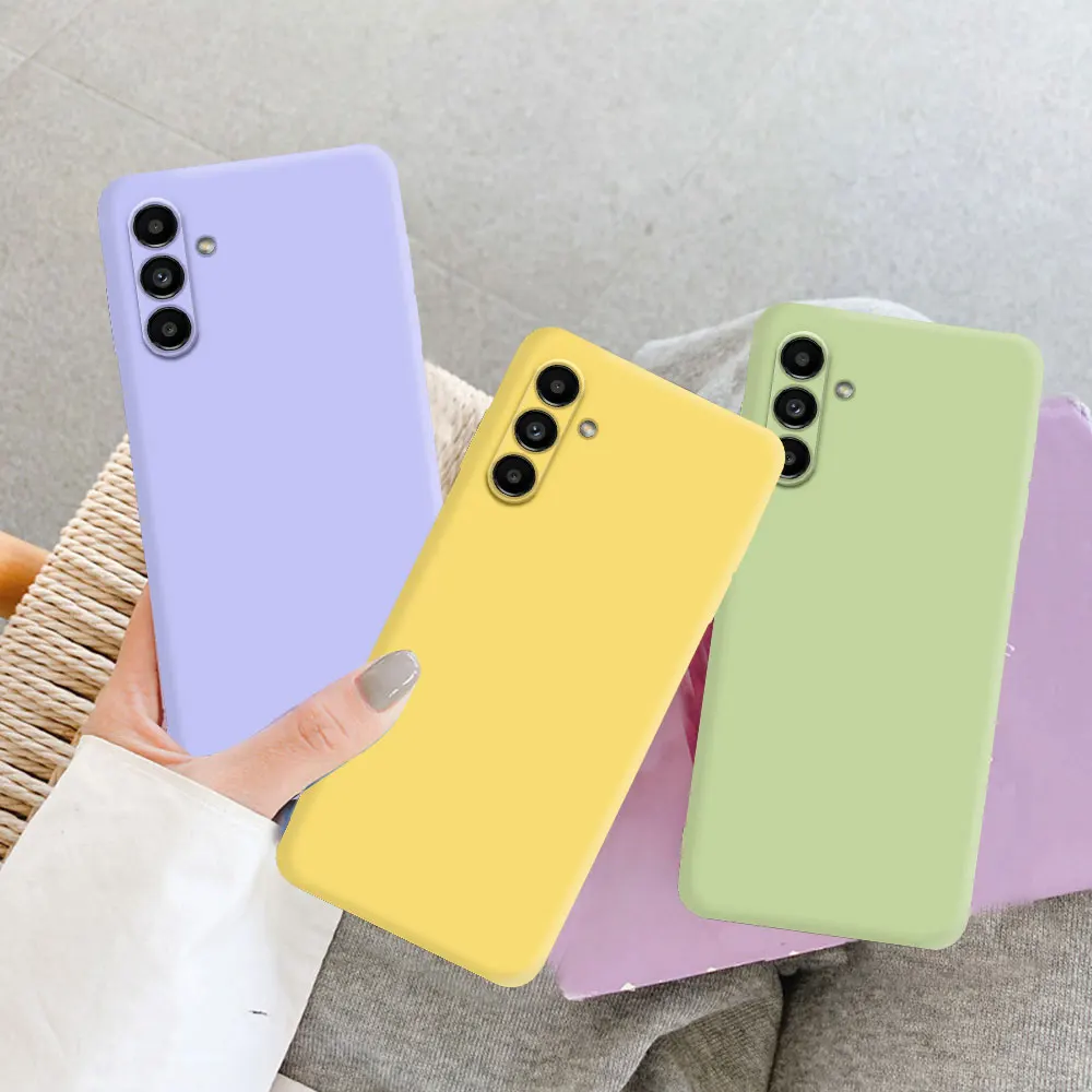 Custodia protettiva in silicone liquido per Samsung Galaxy A15 A25 A35 A55 A22 A32 A52 A13 A23 A33 A53 A14 A24 A34 A54 4G 5G Custodie