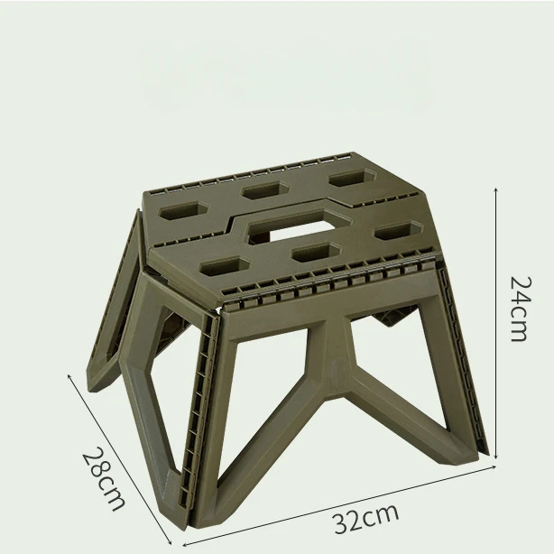 Outdoor Small Stool Portable Folding Stool High Load Bearing Durable Small Chair Fishing Stool Beach