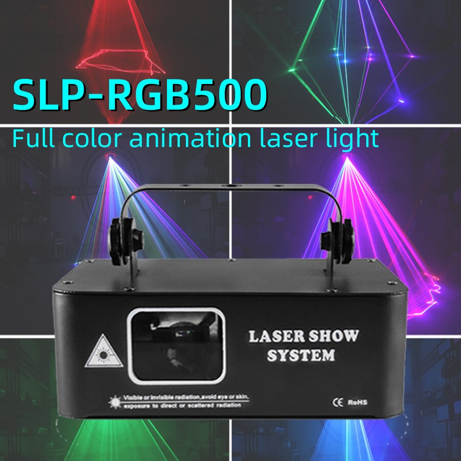 RGB láser 500MW proyector de línea de haz proyector DMX profesional discoteca DJ fiesta de boda Club escenario