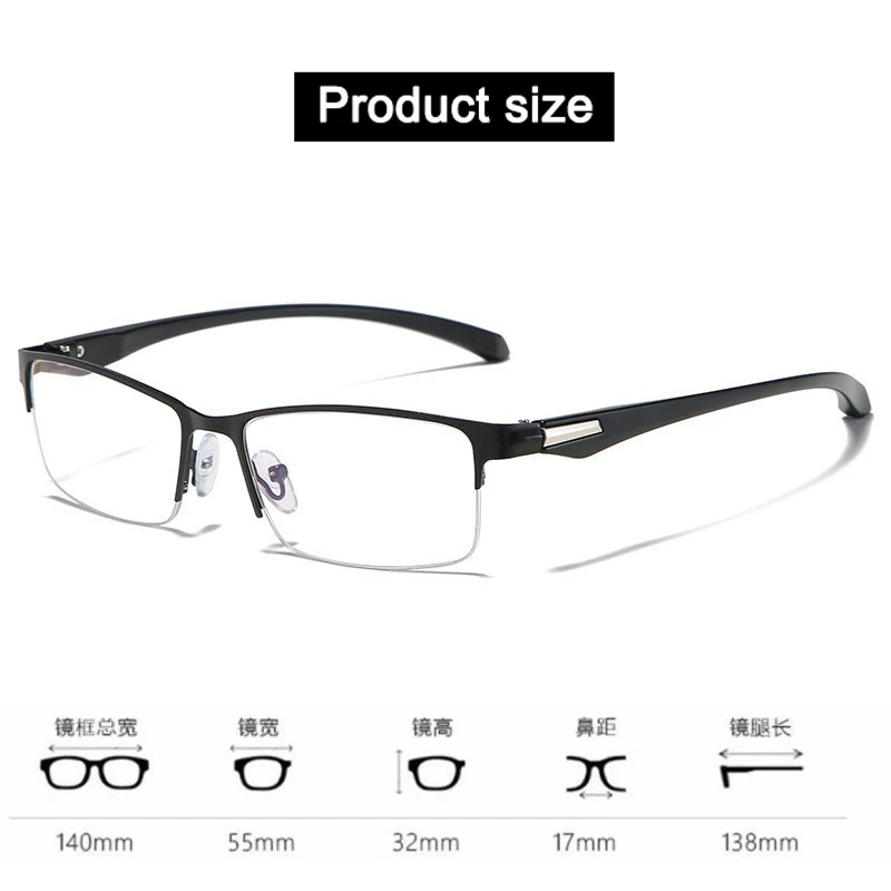 Titanium Transition Photochromic Progressive Reading Glasses Men Hyperopia Presbyopia diopters Outdoor Presbyopia Lens Eyewears