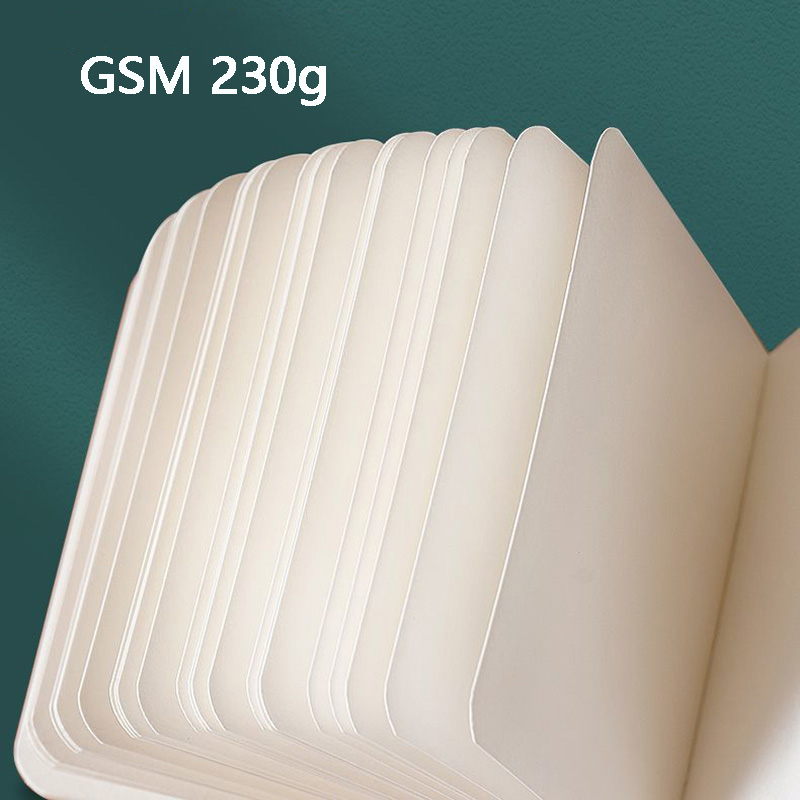 描画ブック水彩厚紙ポケットスケッチブック GSM 230 グラムマーカーアクリル画用紙画材