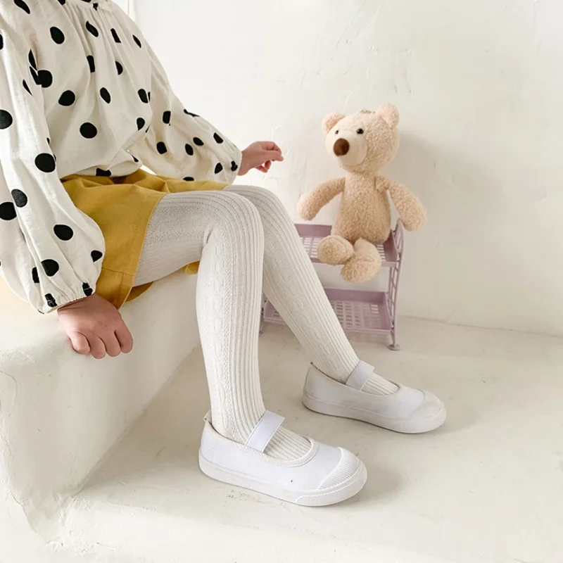 Mallas de princesa para niñas, pantimedias ajustadas de algodón suave para niñas, mallas de moda para primavera y otoño de 2 a 8 años, novedad