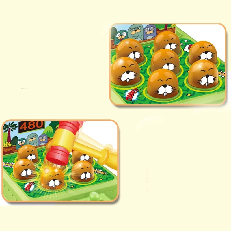 Y1UBはモグラゲーム電子キッズボードゲームアーケードゲームボーイズ3〜6歳の男の子と女の子のためのおもちゃ