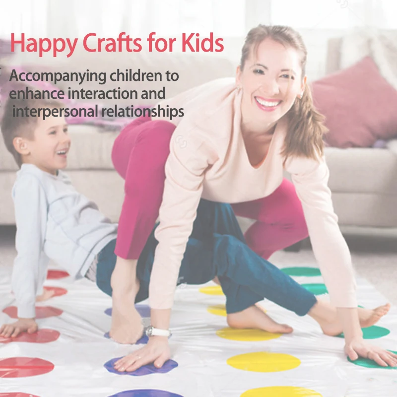Twist-Spiel lustiges Kind Familie Body Twist Move Matte Brettspiel Party Spaß Brettspiele Party Spiel Familien spiel