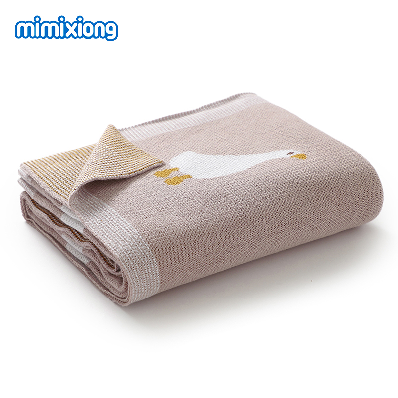 Cobertores de bebê colchas 90*70cm de malha recém-nascidos meninos meninas carrinho cesta swaddle envoltório saco de dormir infantil algodão capas de cama
