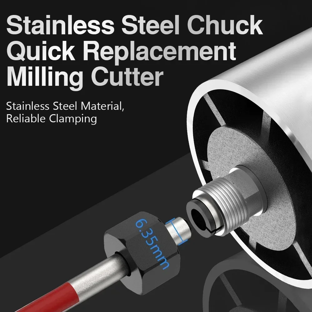 Электрический обрезной станок, 6 скоростей, 800 Вт, 30000 об./мин.