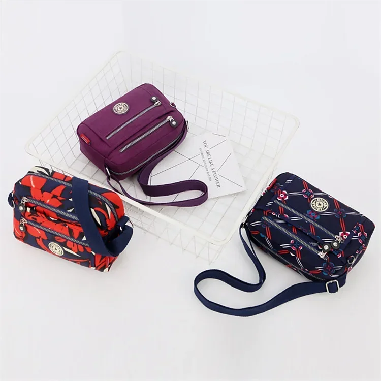 Bolsos de mensajero de nailon impermeables para mujer, Bolso pequeño, bolso de hombro, bolsos cruzados para mujer, Bolsa de mano de alta calidad