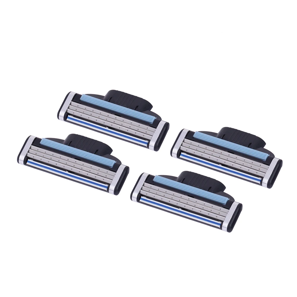 8/12Pcs เครื่องโกนหนวดหัวตัดสําหรับ MACH 3 สําหรับชายใบมีดสแตนเลส SHARP เปลี่ยนหัวโกนอุปกรณ์เสริมของขวัญ