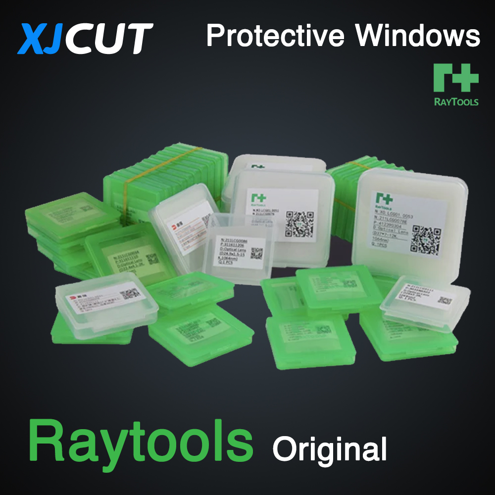 XJCUT Raytools Original Protective Windows Optical Lens 27.9x4.1 37x7 For Raytools BT240 BM109 BM111 BM114S BM115 BM06K BS12K