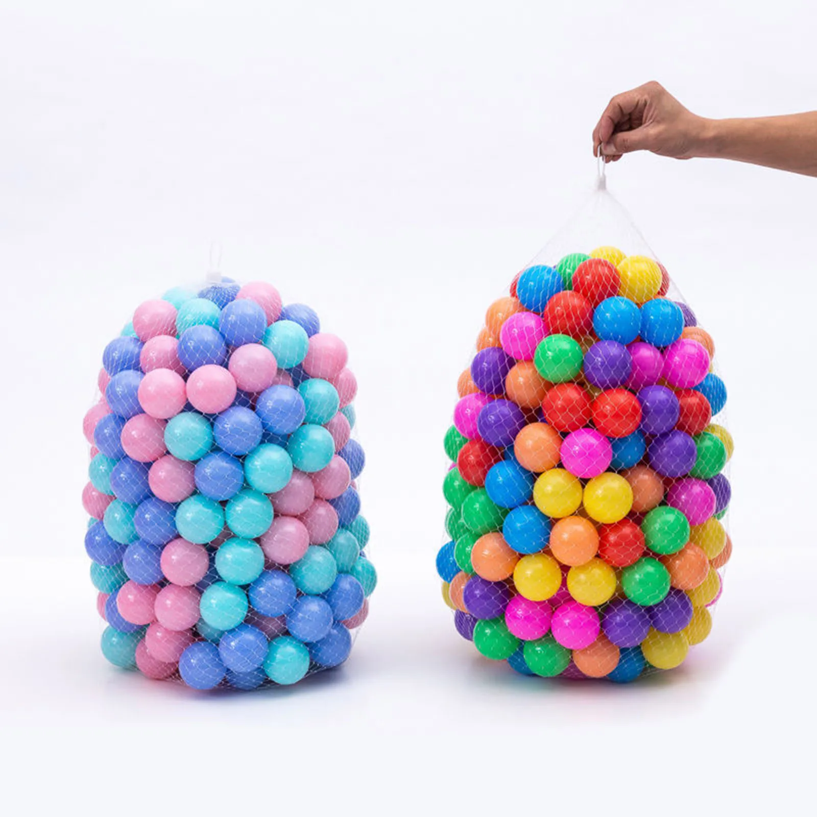 Pelota deportiva al aire libre, piscina de agua ecológica, bola de ola de mar, 50/100 Uds., 5,5 cm, pelota de aire antiestrés, Juguetes Divertidos para niños, chico Ballenbak