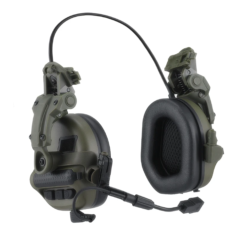 Active Helmet Mounted Earmuffs For Shooting Electronic Hearing Protection Ear Protect Noise Reduction Active Hunting Headphone