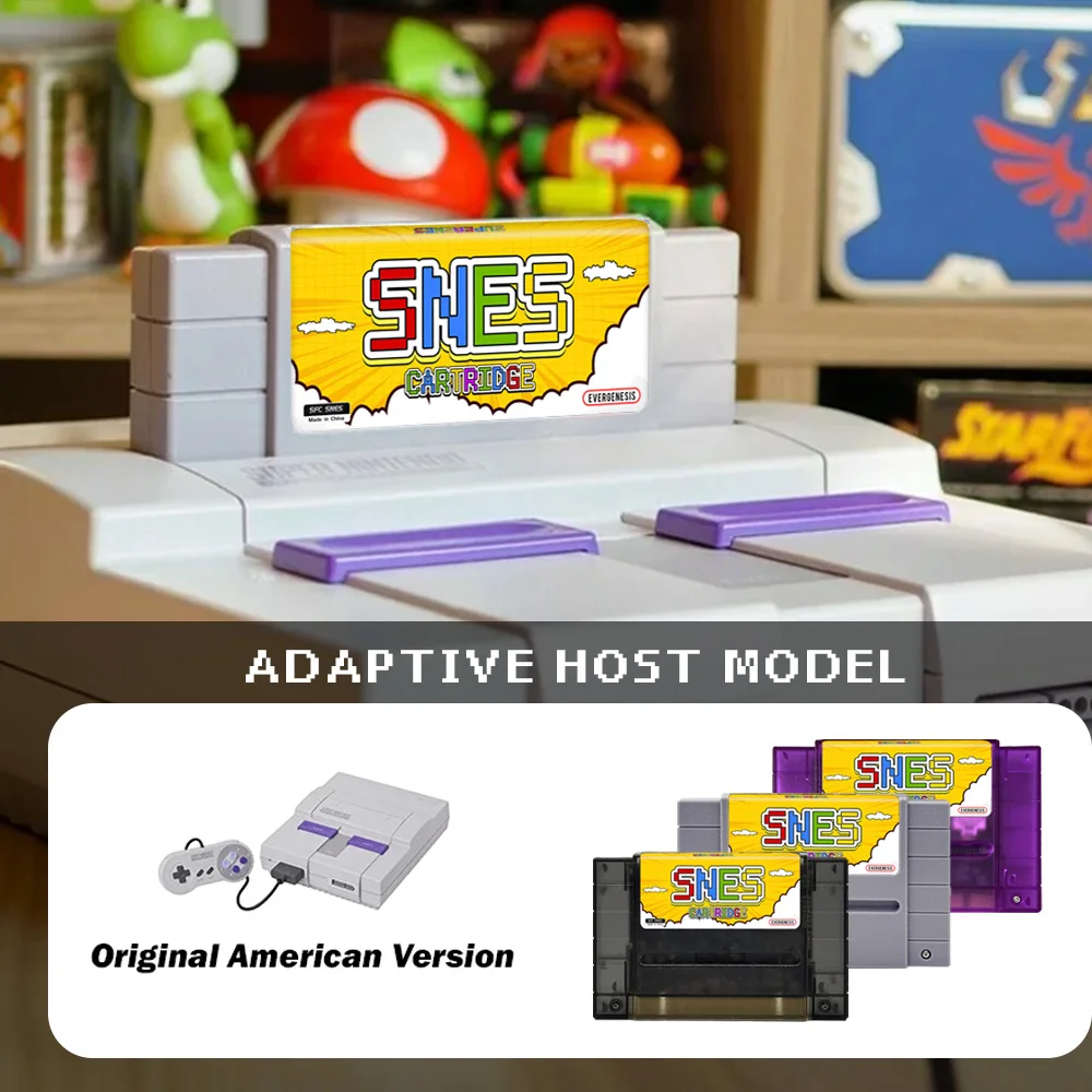 3000 in 1 V12 SNES Game Card With 8GB TF Card SFC Game Cartridge For SFC Super Famicom US Game Console Game Accessories
