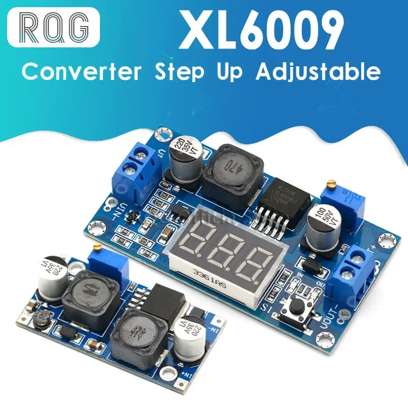 XL6009 Tăng Cường Bộ Chuyển Đổi Bước Lên Có Thể Điều Chỉnh 15W 5-32V Đến 5-50V DC-DC Cung Cấp Điện mô Đun Hiệu Suất Cao Gợn Thấp