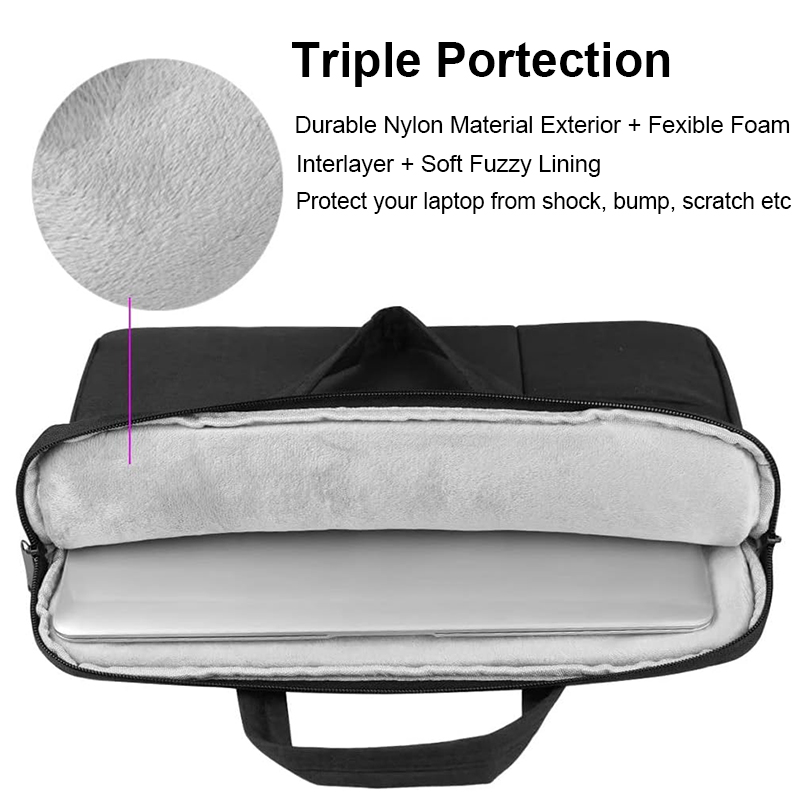 Bolsa para laptop 13 14 15 15.6 polegadas para xiaomi macbook air asus bolsa para laptop capa acessório para notebook pasta feminina masculina