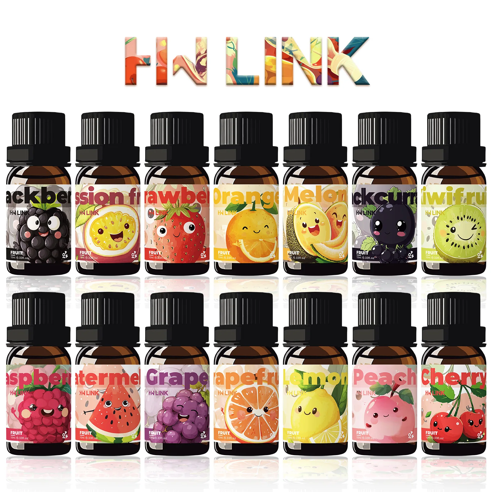 10ml Fruits Essential Oils for candles, soap making, aromatherapy, diffusers, home care with a long-lasting fruity scent