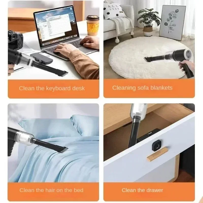 Aspirador de pó Xiaomi 2900000 PA 120w sem fio super alto poderoso molhado seco dupla utilização 2 em 1 aspirador de pó portátil de grande sucção