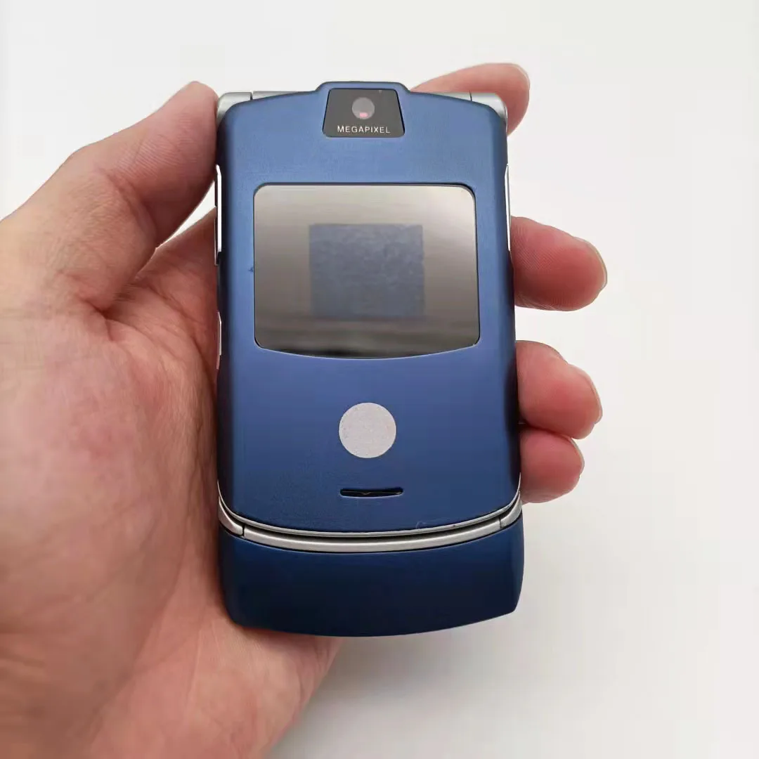 Motorola RAZR V3 Refurbished-Original Unlocked 2.2 inches GSM 850 / 900 / 1800 / 1900 mini USB Mini-SIM high quality
