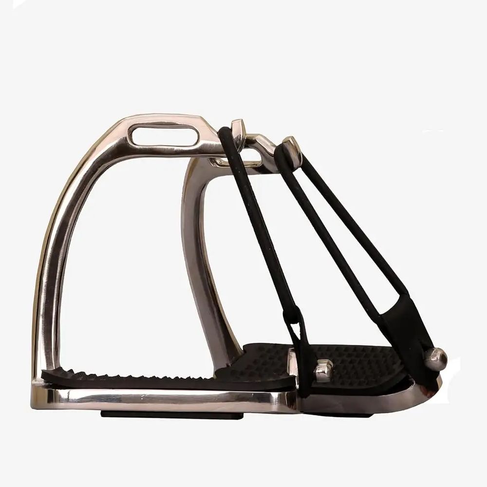 2x น้ําหนักเบาหนาความแข็งแรงสูงขี่ม้าโกลนภาษาอังกฤษขี่โกลนความปลอดภัยสําหรับแข่งกลางแจ้งเด็กอุปกรณ์