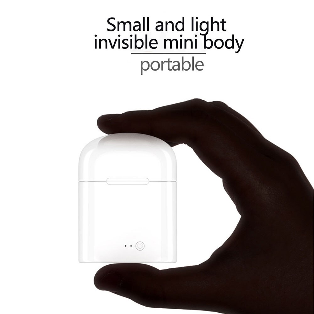 I7tws drahtloses binaurales Bluetooth-Headset in Ohr-Ohr stöpsel i7 unsichtbar Mini-Drops hipping