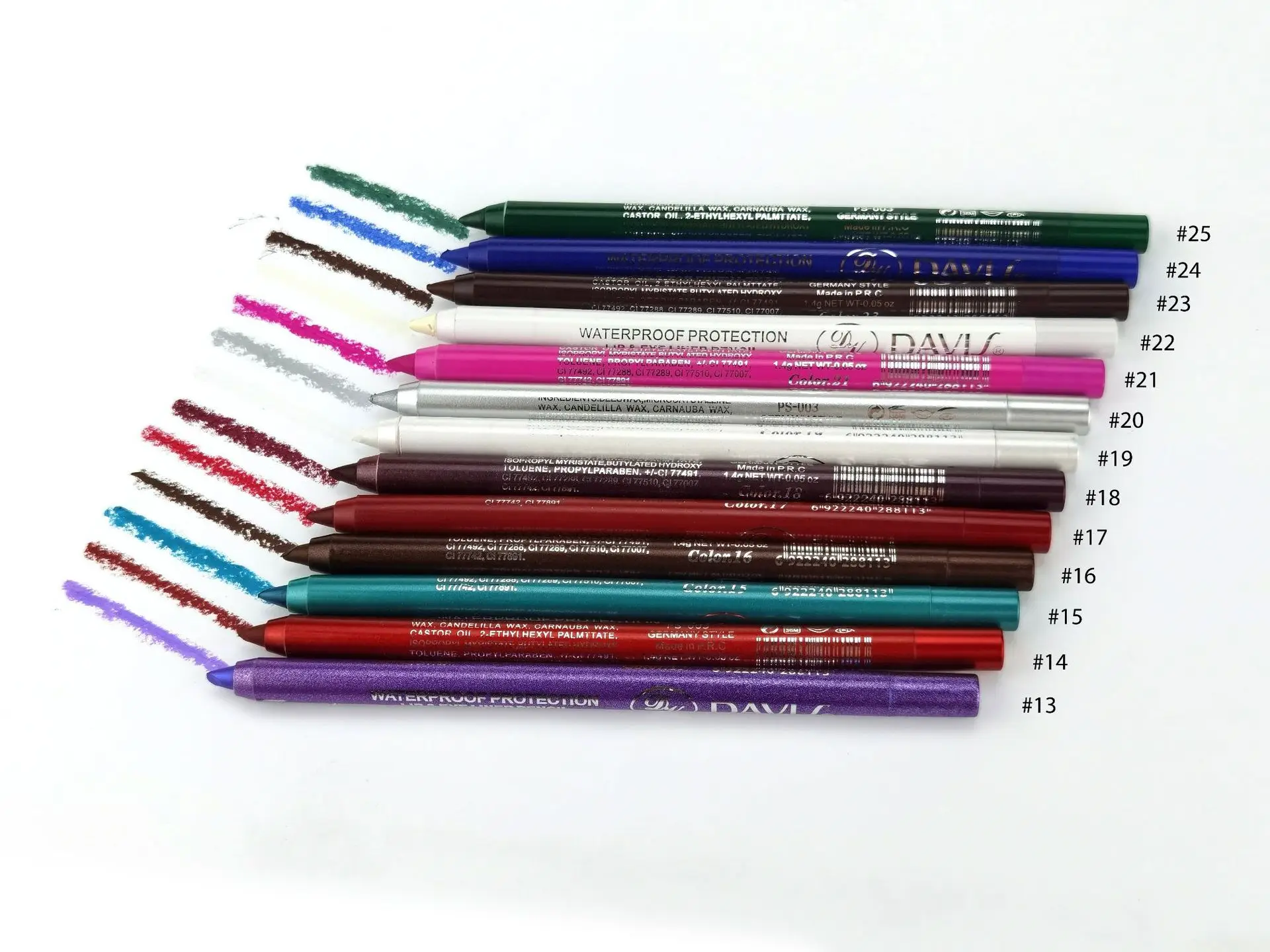 Maquillaje de larga duración, lápiz delineador de ojos que no florece, pigmento resistente al agua, sombra de ojos, delineador de ojos, herramientas de maquillaje de Color a la moda para mujer