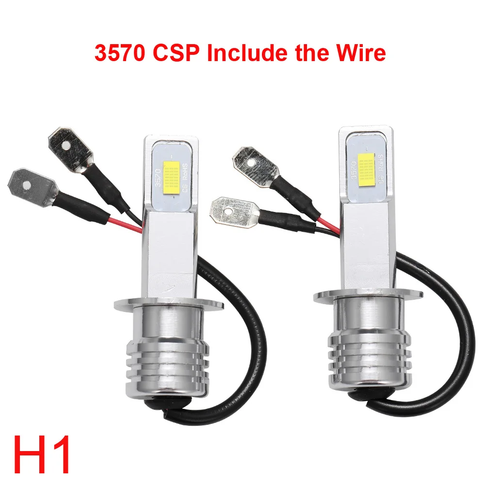 LED H7 20000LM 4300K 8000K 3000K HB3 HB4 9005 9006 H3 H1 H8 H4 H11 H9 Turbo Canbus Led faro de coche CHIP CSP luz antiniebla