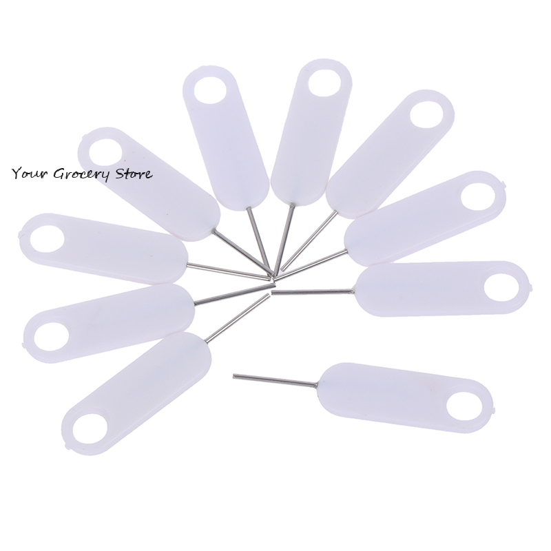 10 Stück SIM-Kartenfach-Entfernungsstift, Auswurföffner-Werkzeug für Smartphones, Tablets
