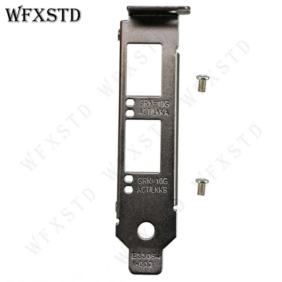 Baixo defletor perfil suporte para intel e10g42btda X520-DA2 82599es e10g42bfsr X520-SR2 X710-DA2 placa de apoio