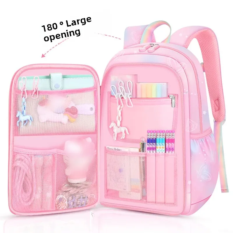 Porta frigorifero Zaino principessa rosa Studenti Donna Super leggero Grande capacità Acqua antispruzzo Grande capacità
